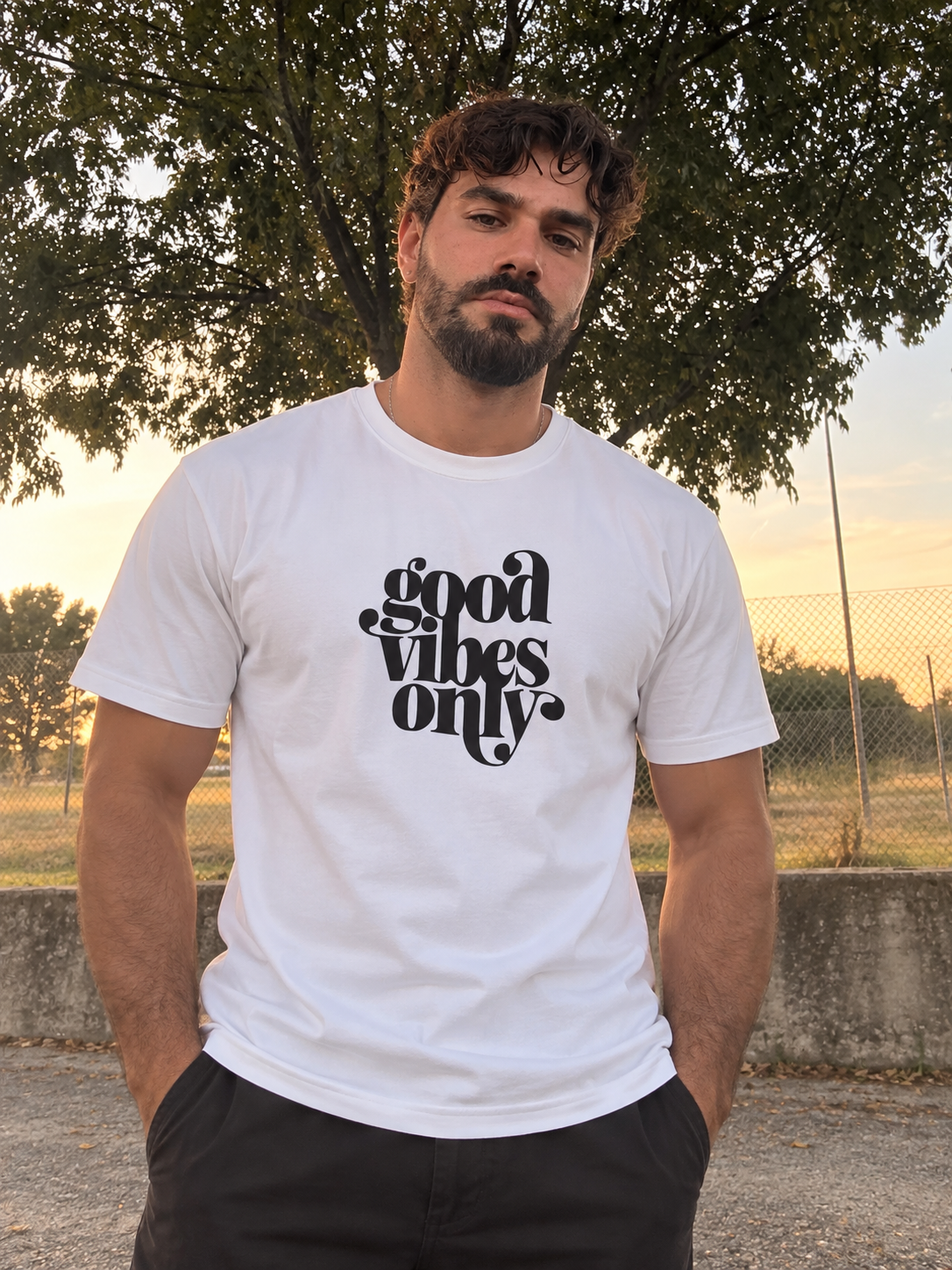 T-shirt GOOD VIBES ONLY